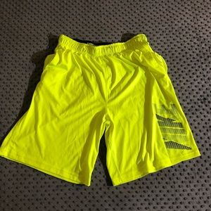 Men’s Yellow Nike DRI-fit Athletic Shorts